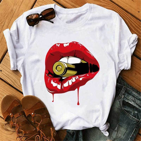 Casual Printed Short Sleeve T-shirt