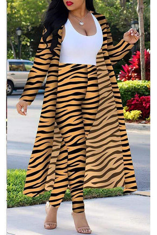 Zebra Printing Two Piece Set (S-4XL)