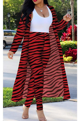 Zebra Printing Two Piece Set (S-4XL)