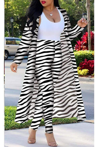 Zebra Printing Two Piece Set (S-4XL)