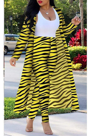 Zebra Printing Two Piece Set (S-4XL)