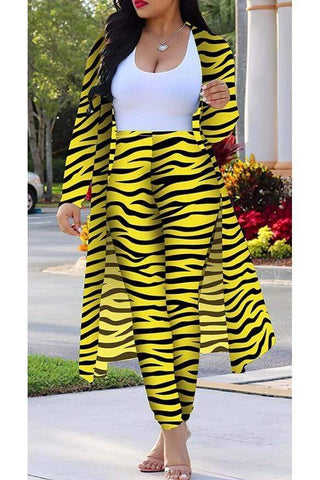 Zebra Printing Two Piece Set (S-4XL)