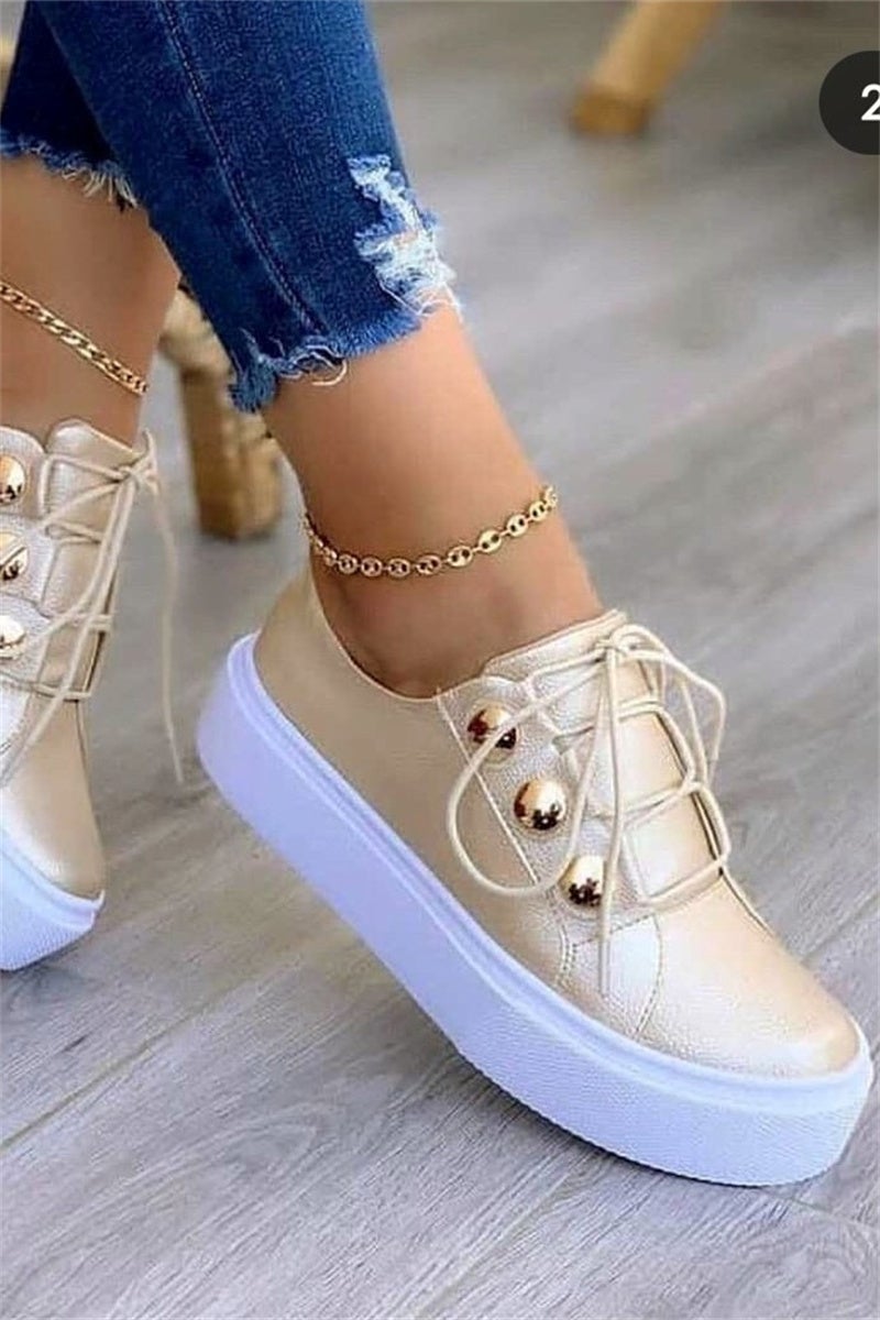 Bind Casual Large Base PU Shoes