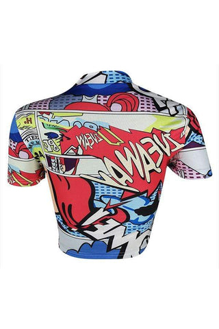 Fashion Print Short Sleeve T-Shirt