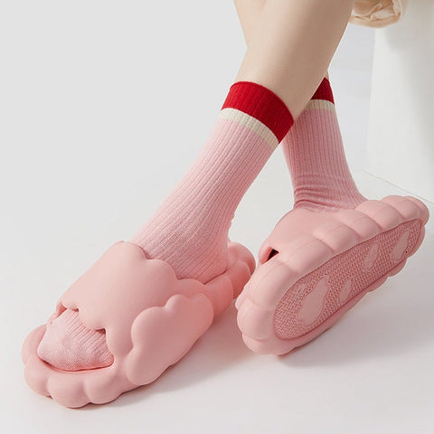 Beach Open Front Solid Slipper Shoes