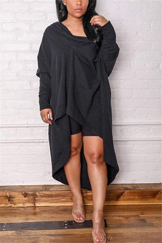 Sexy Fashion Long Sleeve Loose Dress