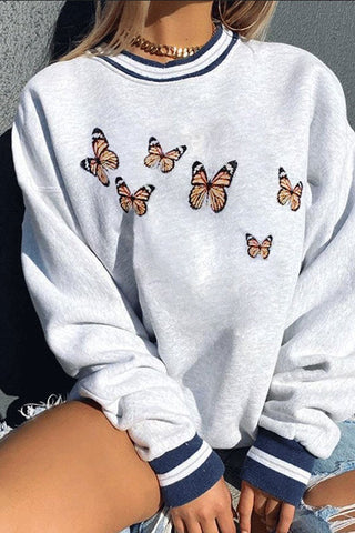 Casual Halloween Printed Pullover
