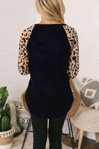 Casual Loose Leopard Tops