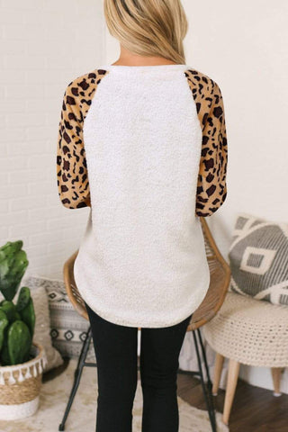 Casual Loose Leopard Tops