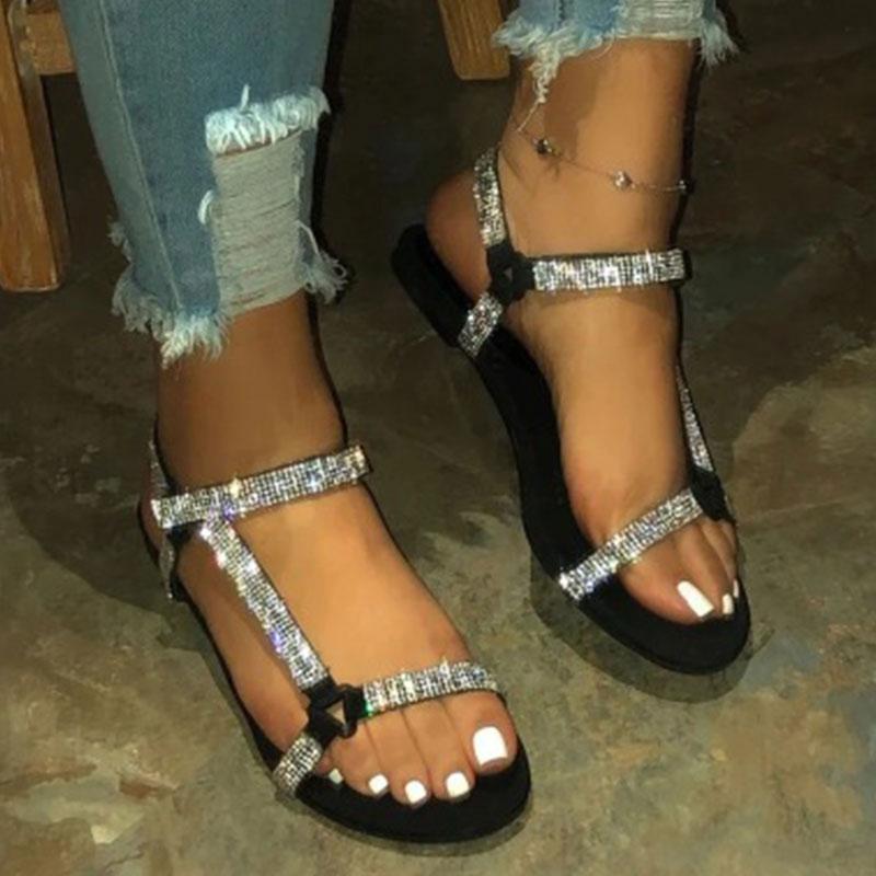 Casual Sequins Round Outdoor Shoes
