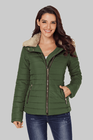 Casual Solid Color Thick Coat