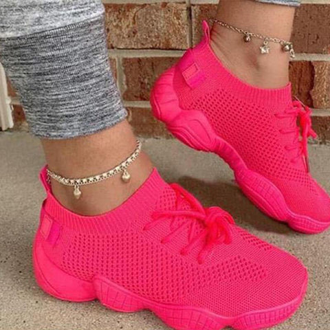 Casual Sportswear Bandage Round Sport Shoes