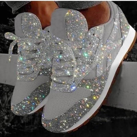 Casual Sportswear Breathable Sequin Sneakers