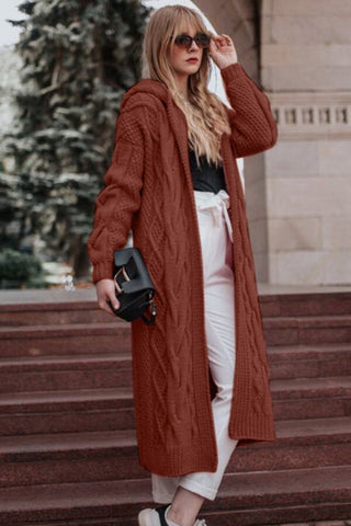 Casual Twist Knitting Cardigan
