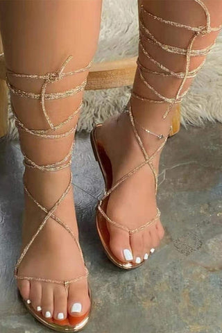 Sandalias Romanas Con Tiras Cruzadas Para Mujer Shoes