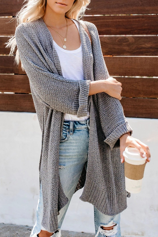Long Sleeve Knit Cardigan