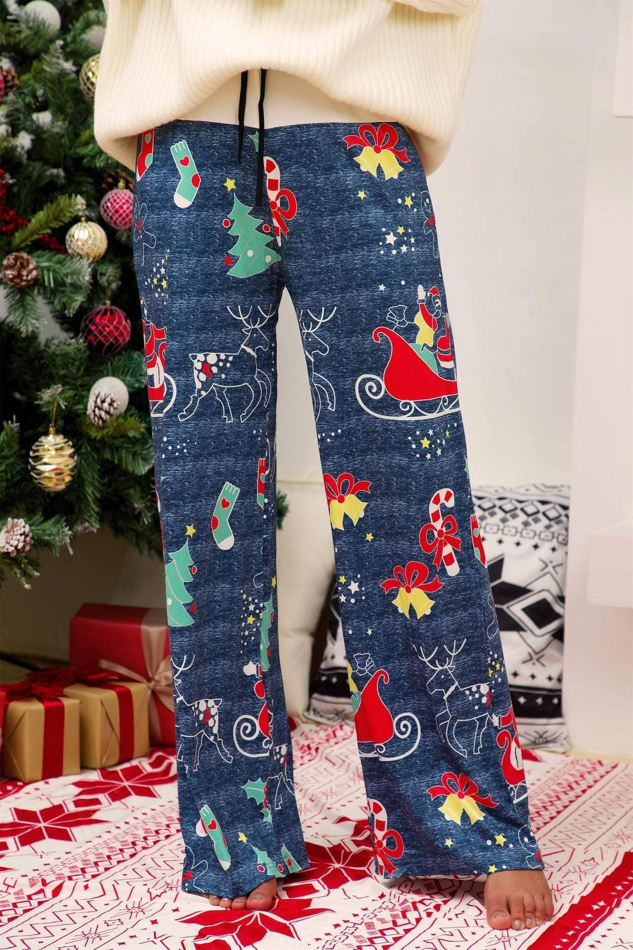 Christmas Casual print pants