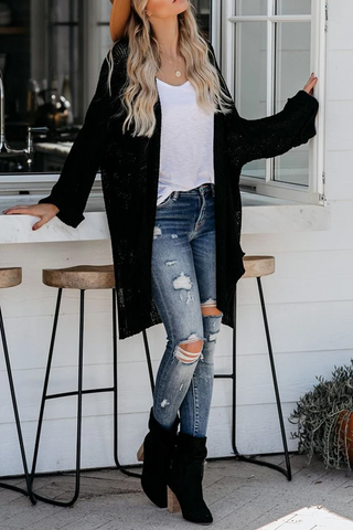 Long Sleeve Knit Cardigan
