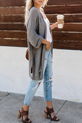 Long Sleeve Knit Cardigan