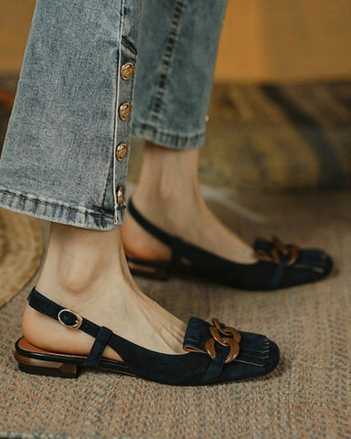 buckle-tassel-upper-sqaure-toe-flat-slip-on-1