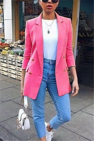 Free-shipping-online-clothing-fashion-candy-color-temperament-blazer