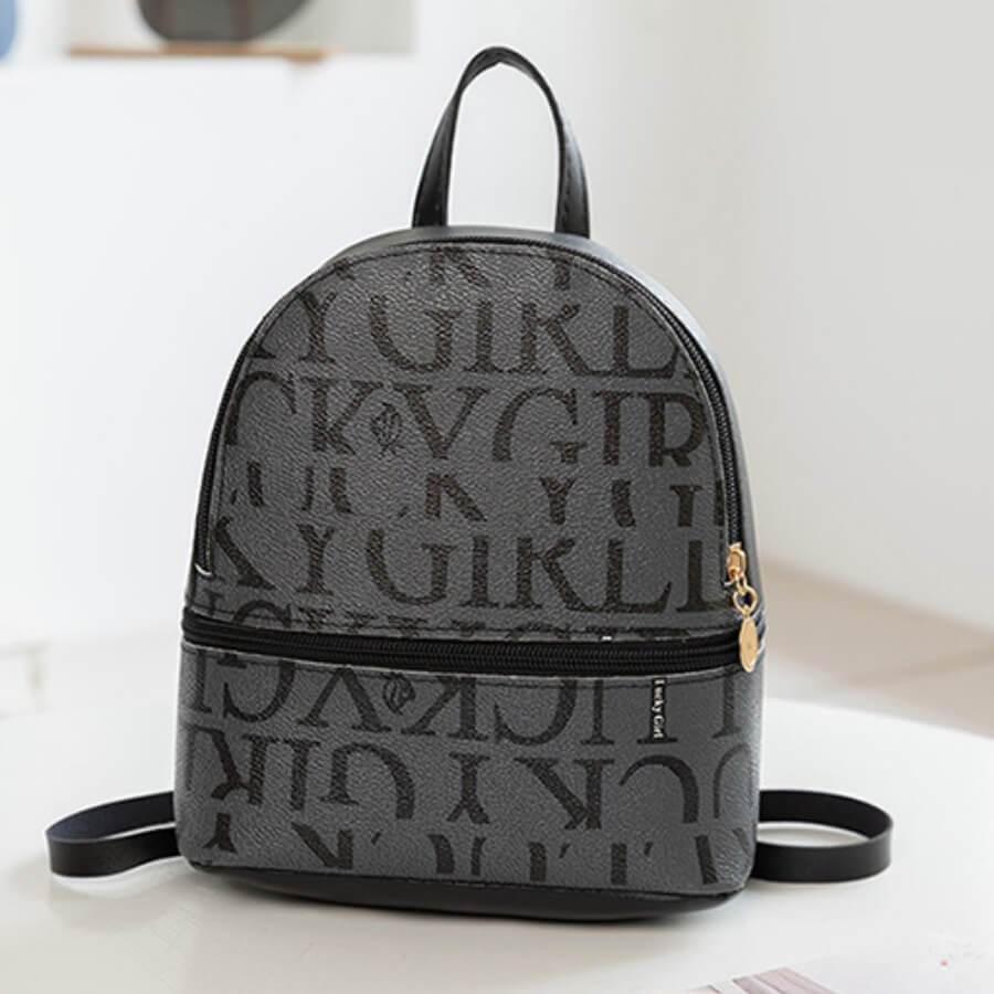 Fashion Casual Letter Print Backpack