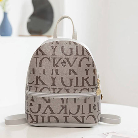 Fashion Casual Letter Print Backpack