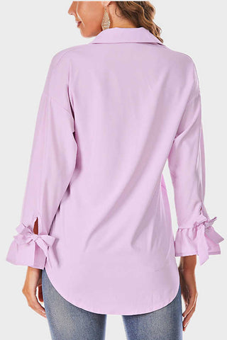 Fashion Casual Loose Solid Color Shirt