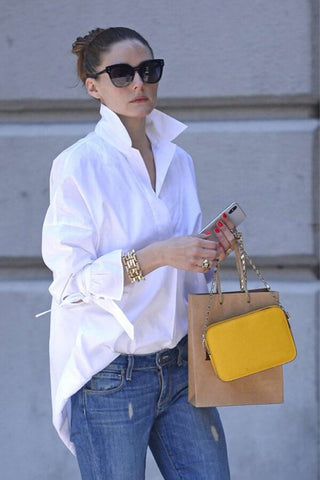 Fashion Casual Loose Solid Color Shirt