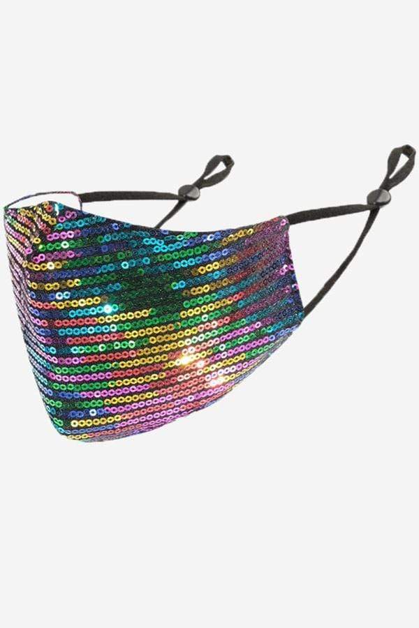 Fashion Casual Patchwork Sequin Face Mask