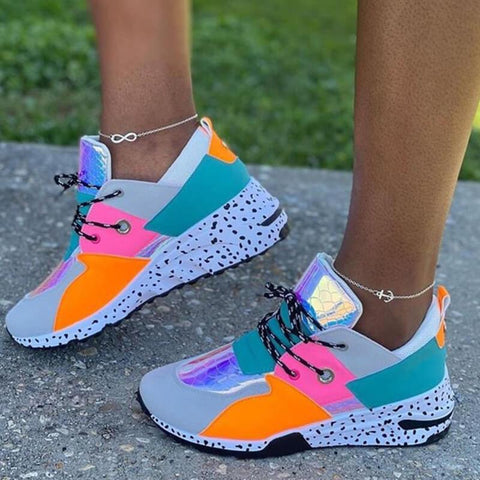 Fashion Casual Patchwork Sports Shoes