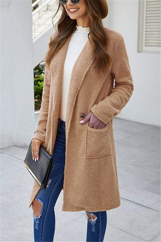 Fashion Casual Solid Color Coat (Only Coat)