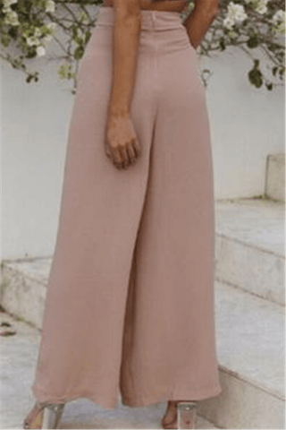 Fashion Casual Solid Color Trousers