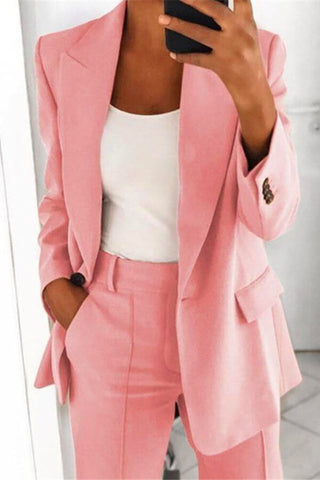 Fashion Elegant Solid Color Blazer