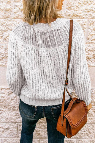 Fashion Lace Patchwork Sweater