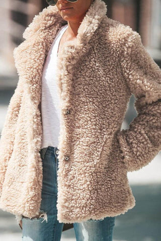 Fashion Lapel Coat For Winter