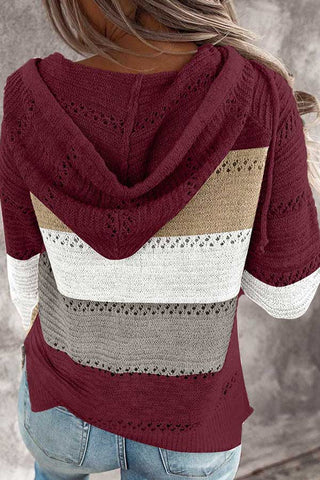 Fashion Loose Striped Plus Size Sweater