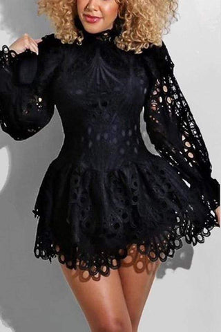 Fashion Sexy Lace Patchwork Top