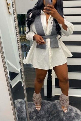 Fashion Sexy Solid Color Sweater Vest