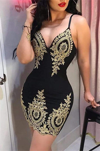 Fashion Sexy Spaghetti Strap Dress