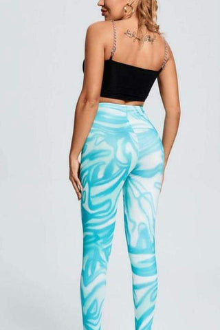 Fashion Tie dye Print High Waist Tights