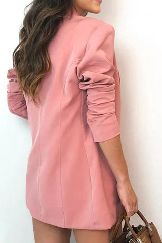 Fashion Vest Blazer High Waist Shorts Set