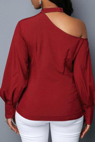 Halter Strapless Slim Buttoned Top