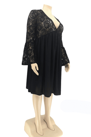 Lace Large Size Dress