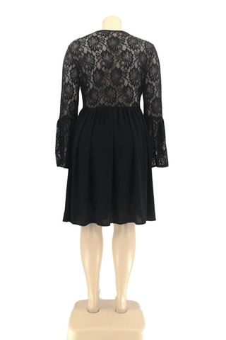 Lace Large Size Dress