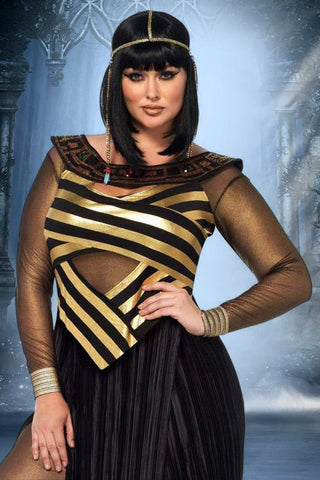 Plus Size Nile Queen Costume Maxi Dress（Estimated to be delivered in 2-3 weeks）