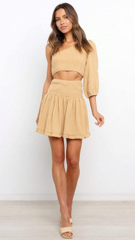 beige-one-shoulder-top-and-skirt-matching-sets-1