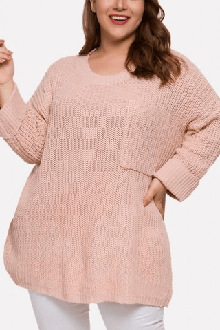 Round Neck Loose Sweater