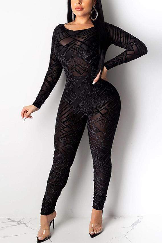 Sexy Perspective Jumpsuit