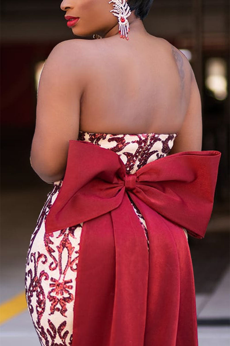 Online-clothing-plus-size-sexy-print-off-the-shoulder-maxi-dress